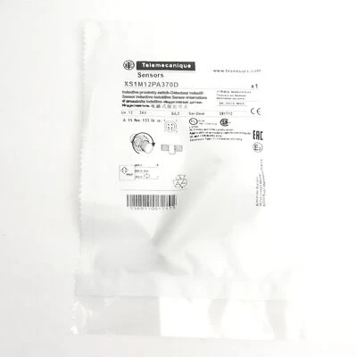 Telemecanique XS1M12PA370D Proximity Sensor, 2mm Range, PNP NO, M12 4-P, 24VDC - Image 1 of 3