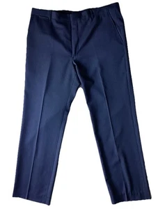JOE Joseph Abbound 38x32 Navy Blue Pin Stripe Wool Dress Pants Slacks Flat Front - Picture 1 of 13