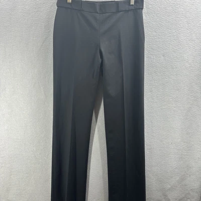 Pantalones Theyskens' Theory para mujer grandes negros cintura alta minimalista silencioso Foto 1 de 4