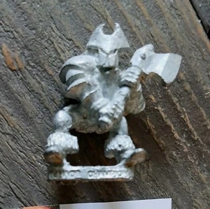 Citadel Warhammer Realm of Chaos Warrior Marauder Metal 1980s - Picture 1 of 2
