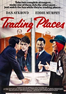 Trading Places Movie Poster – Classic 80’s Vintage Poster - Wall Decor - Picture 1 of 5