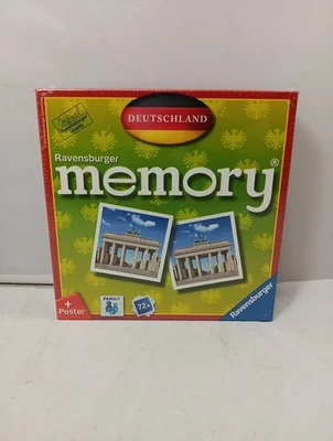 Deutschland Memory Game + Poster Ravensberger 2014 Sealed NEW  - Image 1 of 4