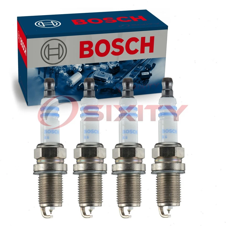 4 шт двойных иридиевых свечей зажигания Bosch для Chevrolet Sonic 2012-2020 годов выпуска 1,4 л L4 ya - Изображение 1 из 4