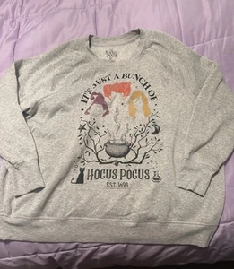 Disney Hocus Pocus Women's Plus Size Sweatshirt Size 2XL-Authentic Merch - Picture 1 of 2