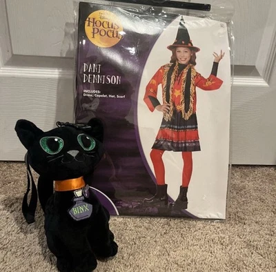 Nuevo con etiquetas Disfraz Disney Hocus Pocus Dani Dennison Niño NUEVO Grande/L 12/14 Binx Too Foto 1 de 4