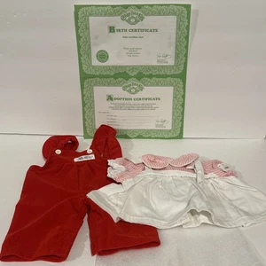 Vintage Cabbage Patch Kids Doll Outfit & Birth Certificate! - Picture 1 of 14