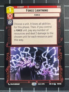Star Wars Unlimited - Force Lightning 138 - Imagen 1 de 1