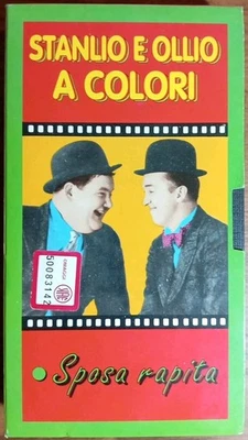 Vhs comiche a colori La Sposa rapita Stanlio e Ollio Stan Lauren Oliver Hardy - Immagine 1 di 2