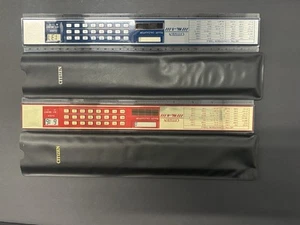 (2) Vintage Citizen LCD Display Calculator Type RL-6 / RL-5 Japan CBM Corporation - Bild 1 von 9