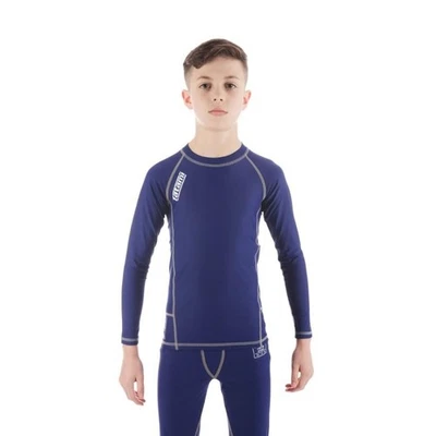 Tatami Nova Kids Sz. M Long sleeve BJJ Rash Guard, No Gi Compression Shirt New - Image 1 of 3