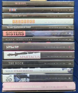Criterion Collection DVD Lot 14 OOP Bergman Fellini Hitchcock Kubrick Anderson - Picture 1 of 24