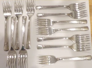 Embassy Silverplate, Bouquet Pattern, Salad Forks - Picture 1 of 4