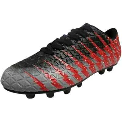 Botines de fútbol Vizari Bolt FG juveniles 5 rojos/negros ajustables ligeros transpirables Foto 1 de 4