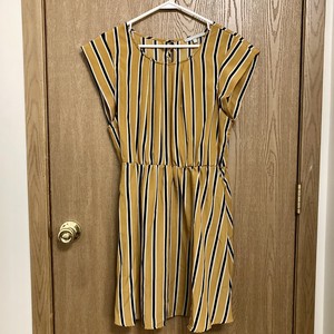 yellow gold casual dress