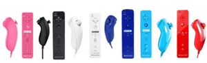 QUMOX Telecomando Wii, 2 in 1 Motion Plus integrato Remote di gioco controller c - Foto 1 di 7