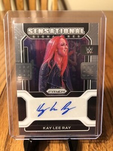 2022 Panini Prizm WWE Sensational Signatures Kay Lee Ray #SS-KLR Auto Alba Fyre