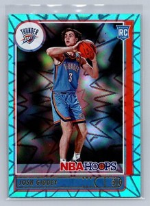 2021 Panini NBA Hoops Teal EXPLOSION #202 Josh Giddey OKC Thunder RC Rookie