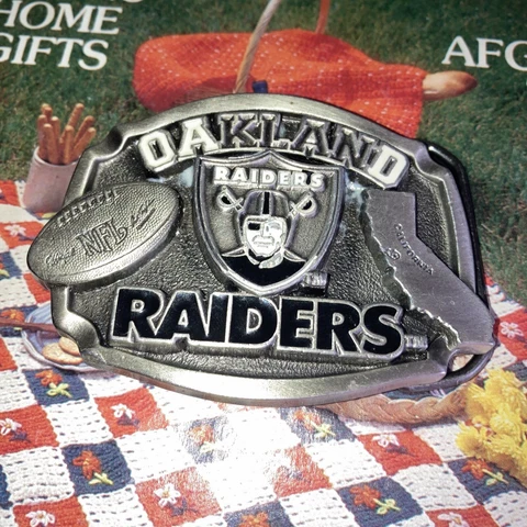 Oakland Raiders 1996 NFLP Belt Buckle Cover