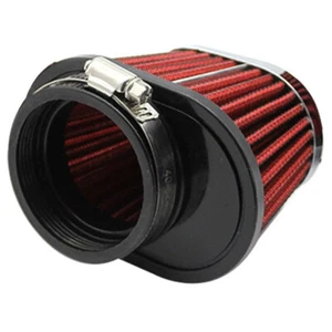 Filtro de aire admisión inducción lavable carburador filtros rojo apto para moto - Imagen 1 de 10