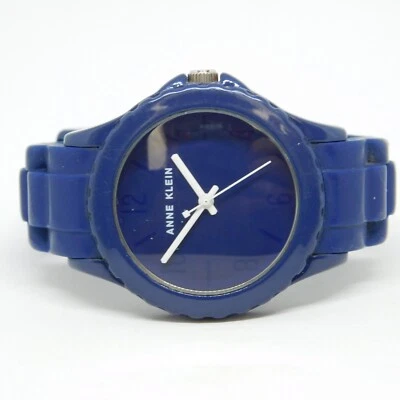 Anne Klein AK/3241 蓝色石英表模拟女式手表全新电池 — 第 1/4 张图片