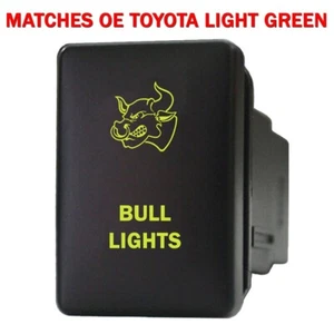 BULL LIGHTS 928NG Push switch 12volt For Toyota Tacoma LED NEW GREEN - Picture 1 of 1