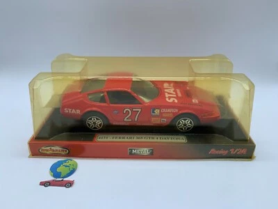 Majorette Ferrari 365 GTB 4 Daytona, modello in scala 1:24-1:25, (2421), vintage - Immagine 1 di 4