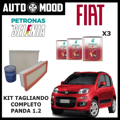 Kit tagliando Fiat Panda 1.2 51KW 69CV (312, 319) dal 02/2012 + Selenia K 5W40