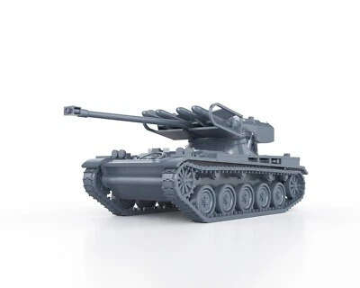 WARGAMEZONE MODERN FRENCH - CHAR AMX 13 75mm / SS11 ATGM - 1/56 1/72 1/87 1/100 3D PRINTED