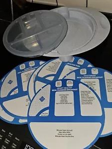 Portion Control Covered Plate Tray Plus Recipes Ideas Weight Watchers Nutrition - Picture 1 of 8