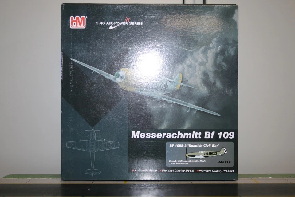 Hobby Master 1/48 Scale HA8717 - Messerschmitt BF 109E-3 Spanish Civil War 1939