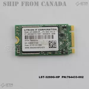 Laptop 32GB M.2 NGFF SSD Lite-On LST-32S9G-HP PN:764433-002 - Picture 1 of 2