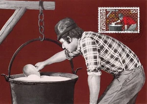 Maximum Card FDC LIECHTENSTEIN Man & Work 1982 September MK 33 n3 - Picture 1 of 2