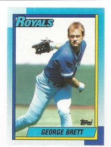 Vintage George Brett 1990 Topps MLB 10 Cards Lot #60 Royals - Picture 1 of 1