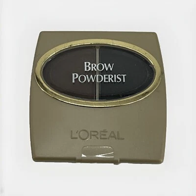 Polvo de cejas L'Oreal Brow Powderist redefinidora original tamaño completo marrón oscuro NUEVO Foto 1 de 4