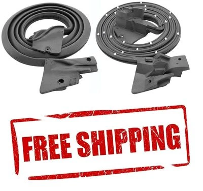 78-87 Chevrolet Monte Carlo SS Door Weatherstrip Rubber Gasket NEW PR - Image 1 of 2