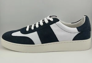 Bloomingdales T-Toe Leather Suede Lace Up Sneakers Original Retail: $175 - Picture 1 of 4