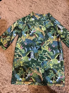 H&M Angela McKay Girls Jungle Printed Rashguard NWT Size 8-10 - Picture 1 of 5