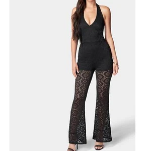 TRAJE BEBE ENCAJE CUELLO EN V NEGRO TALLA XS - Imagen 1 de 16