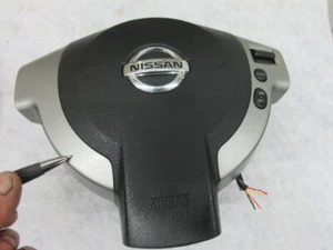 NISSAN ROGUE SV S 2008-2013 ONLY WITH CRUISE Airbag steering wheel LH WIRE CUT - Picture 1 of 8