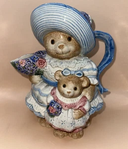 FITZ & FLOYD 1993 TEDDYBÄR KRUG 1-1/8 QUART EUC! - Bild 1 von 11