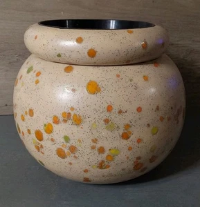 Self Watering Ceramic Pot Africa Violet Pot Orange Brown 5.75x7 - Picture 1 of 6
