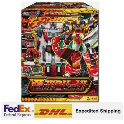 Metal Cardbot S Flame Nova FLAMENOVA Fire Car Transformer Robot+ EXPRESS SHIP - Image 1 of 4