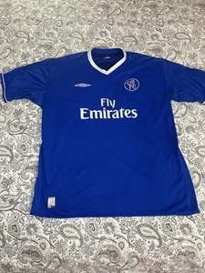 CAMISETA DE FUTBOL LOCAL DEL CHELSEA 2003/2005 UMBRO TALLA XXL ADULTO - Imagen 1 de 16