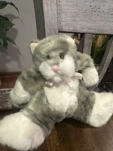 De colección 8" Boyds Bears Callaway gato plano rayas grises osos en el ático con etiqueta - Imagen 1 de 4