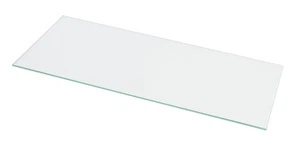 SSWBasics Tempered Glass Shelf - 10"W x 24"L x 3/16" - Set of 2 - Tempered - Picture 1 of 2