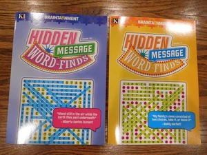 VERSTECKTE NACHRICHT Wortfunde ~ Search-a-Word 2 Bücher ~ Bände 173 & 174 - Bild 1 von 2
