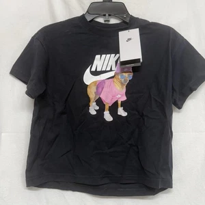 Mädchen Nike Chihuahua T-Shirt Größe Small neu mit Etikett kostenloser Versand - Bild 1 von 5