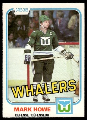 1981-82 O-Pee-Chee Mark Howe Hartford Whalers #128 - Image 1 of 2
