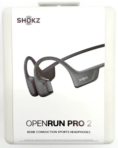 Nuevos auriculares deportivos Shokz OpenRun Pro 2 conducción ósea oreja abierta negros S820 - Imagen 1 de 2