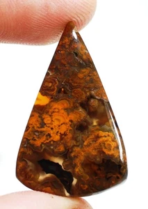 24 Ct 5X21X33 mm Natural Turkey Red Stick Agate Pear Cabochon Gemstone B-341 - Picture 1 of 1